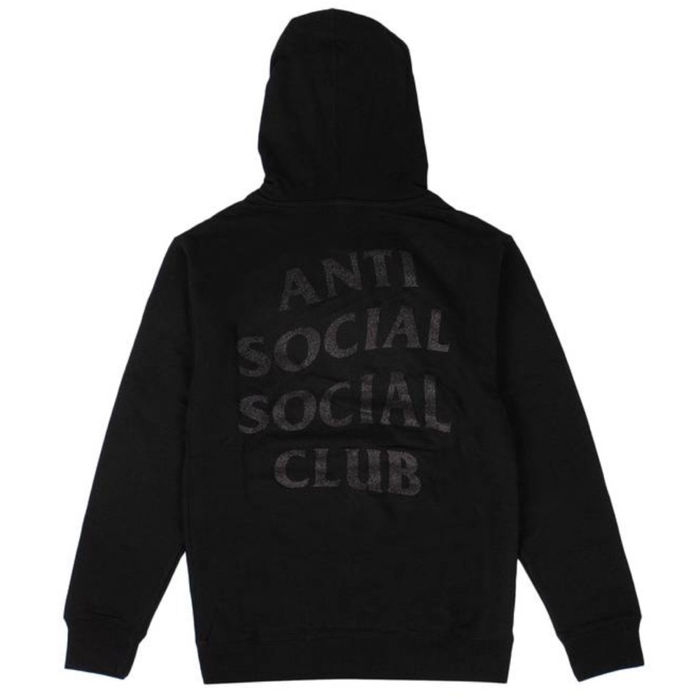 Anti Social Social Club Glitter
Blinded Hooded Sweatshirt 'Black' - Small